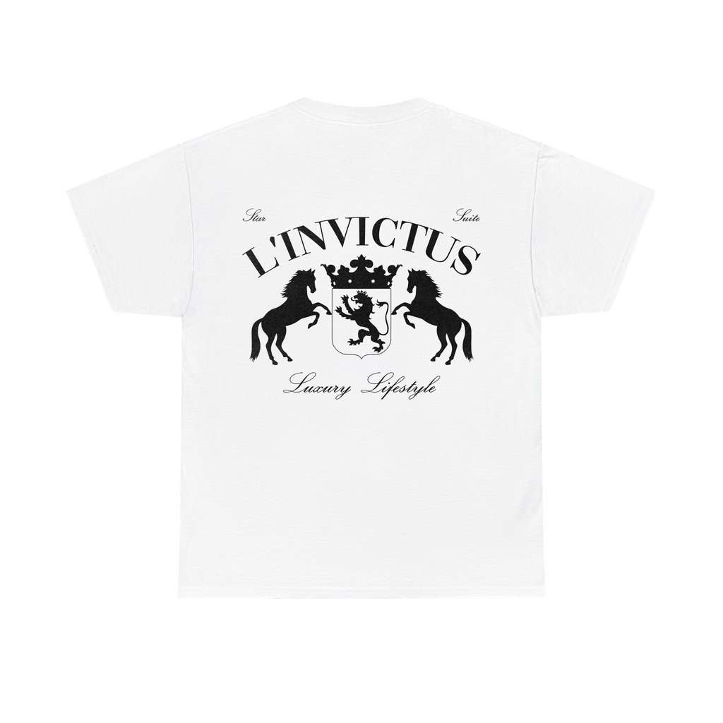 Camiseta Boxy blanca L’INVICTUS
