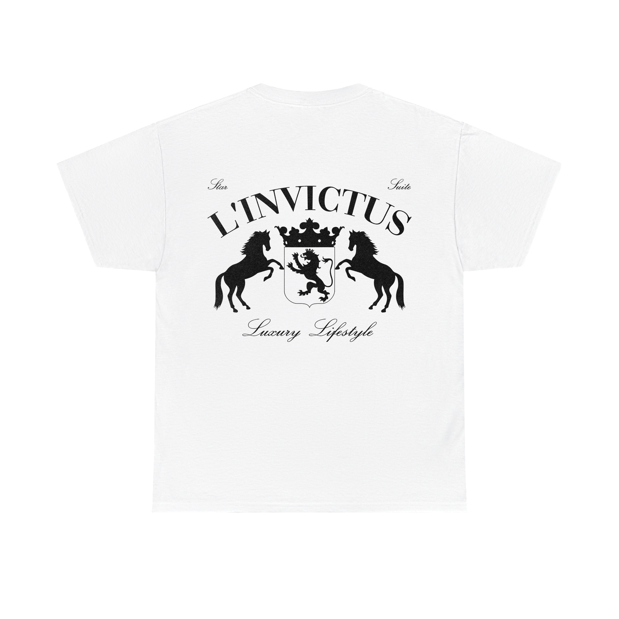 Camiseta Boxy blanca L’INVICTUS